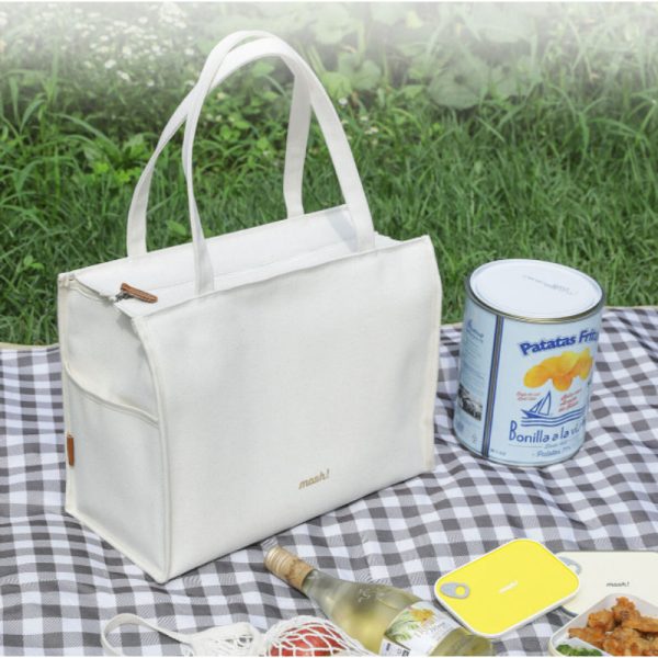 Wadiz x mosh! - Canvas Daily Cooler Bag Online - Image 4