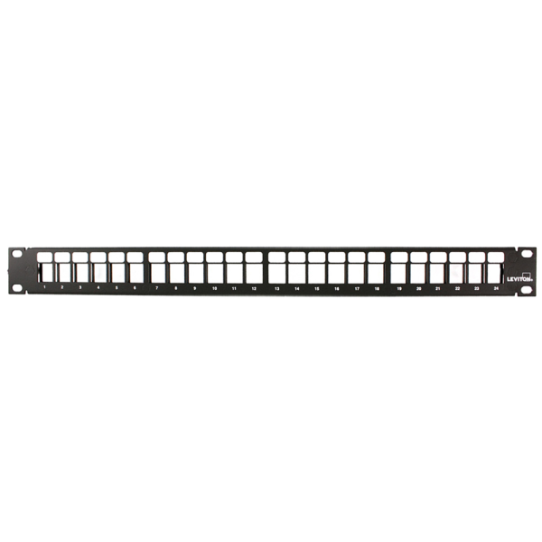 QuickPort Patch Panel, 24-Port, 1RU, Cable Management bar included, 49255-H24 For Sale